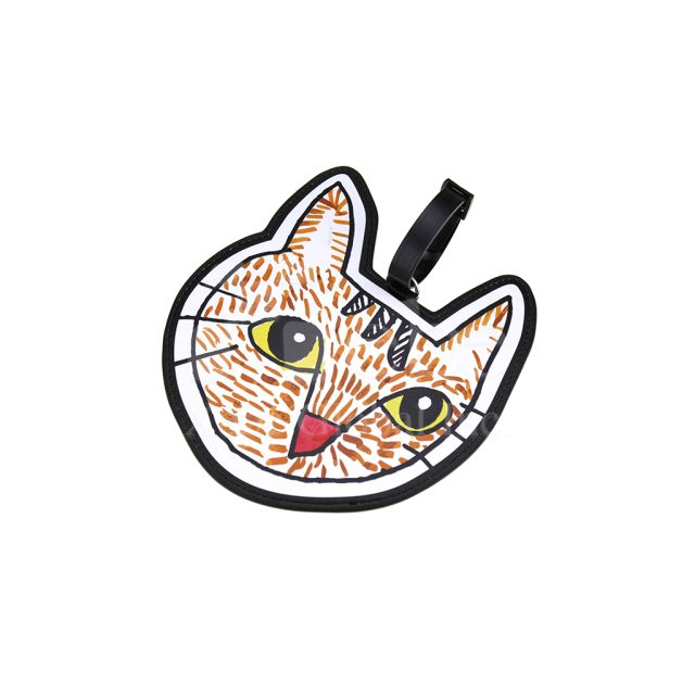 cat customized luggage tag