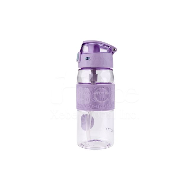 customized pop up straw water bottle