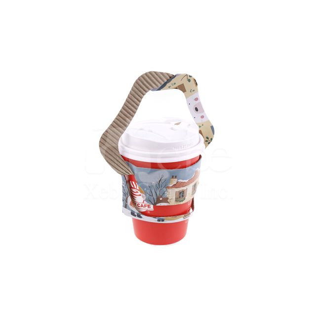 customizable portable paper cup covers