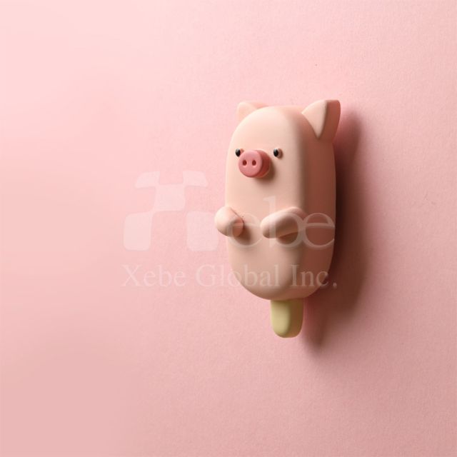 piggy popsicle shape magnet refrigerator magnet