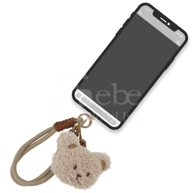 cute bear wrist phone lanyard