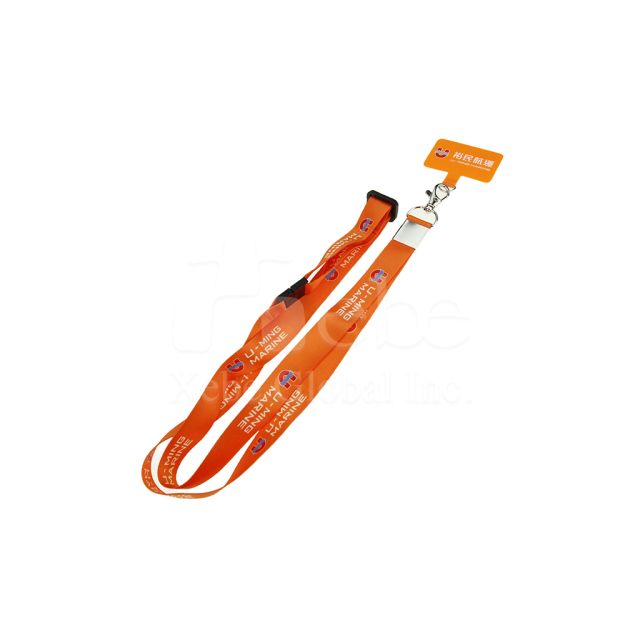 customized wide version mobile phone lanyard