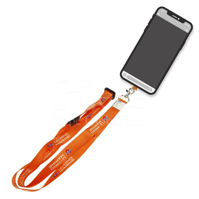 customized wide version mobile phone lanyard