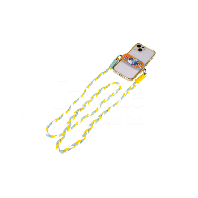 woven crossbody phone strap