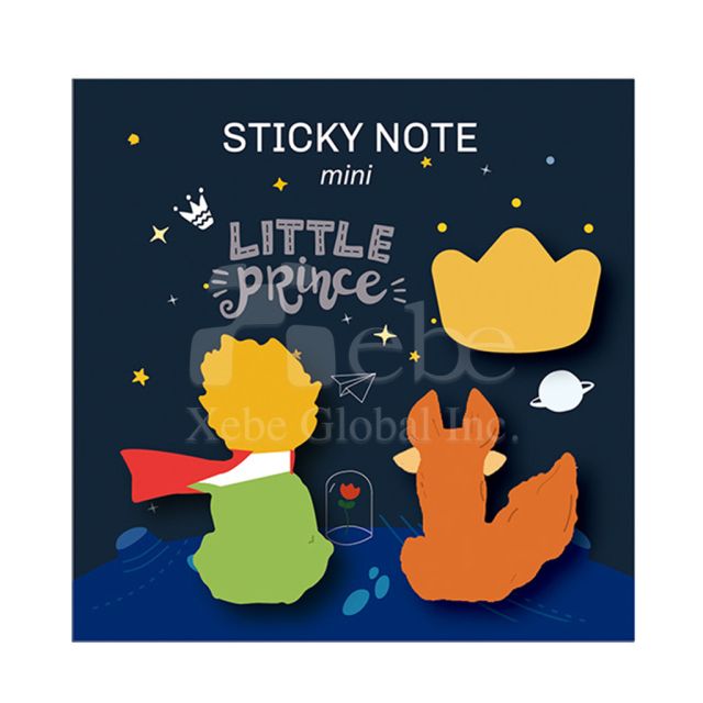 the little prince character design sticky notes