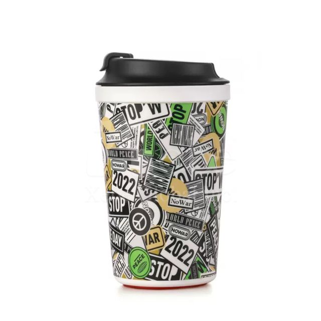 street style vacuum mechanics spill proof coffee cup