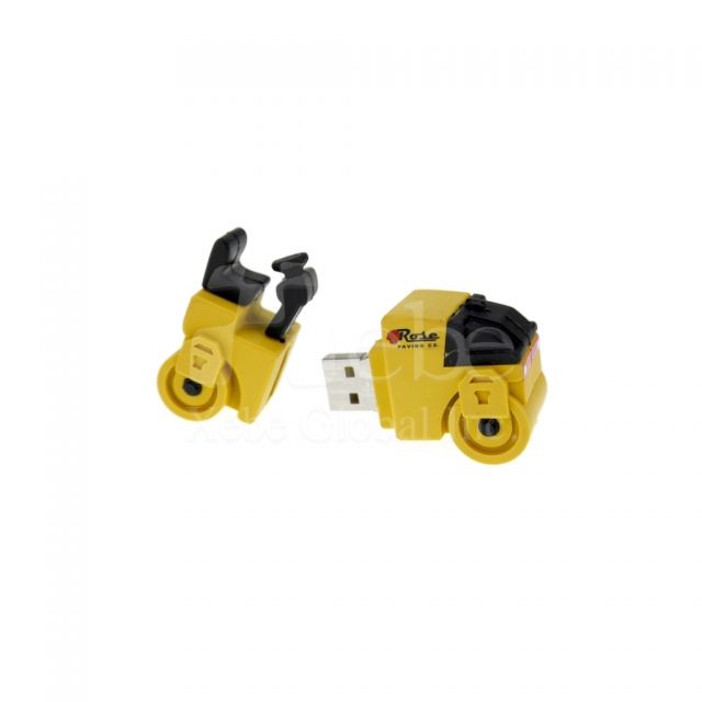 road roller shaped flash drive