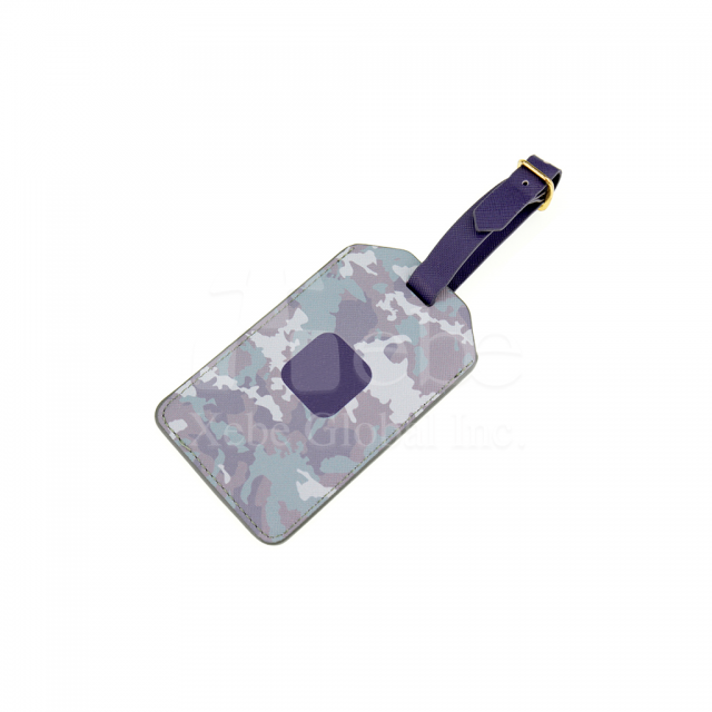 camouflage customized luggage tag