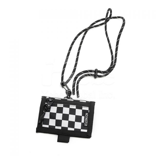 black and white checkerboard card holder production