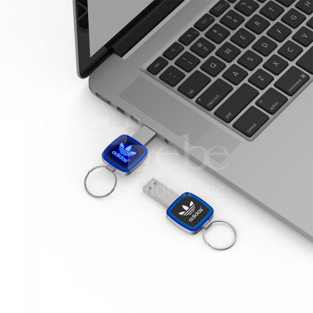 light up metal flash drive