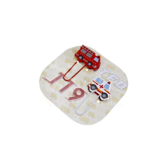 fire truck shaped paperclip