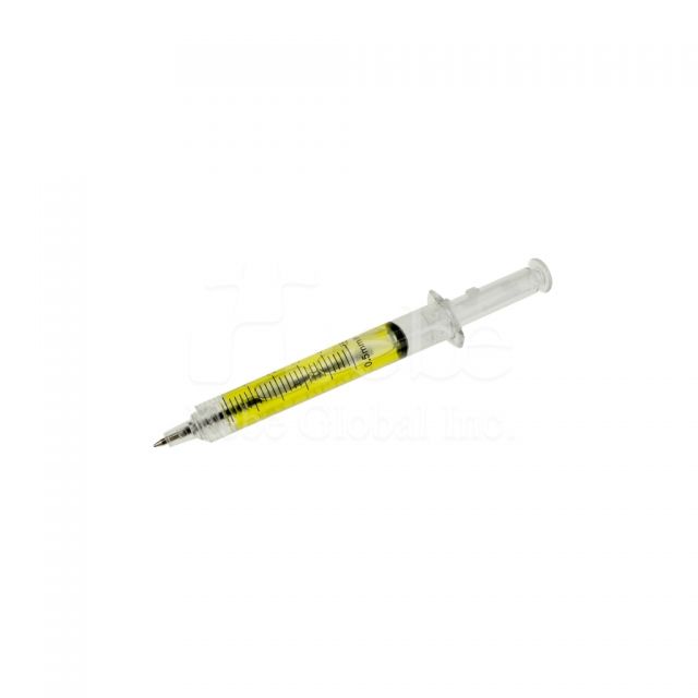 syringe shaped custom pen