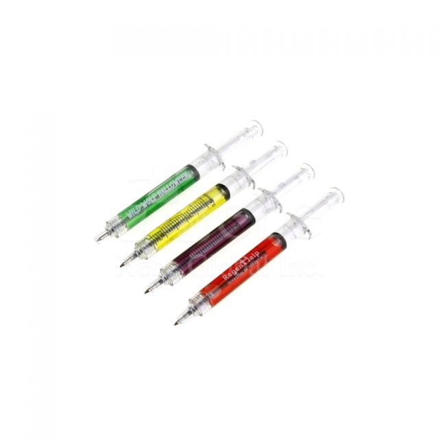 syringe shaped custom pen