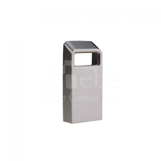 silver square hole mini USB