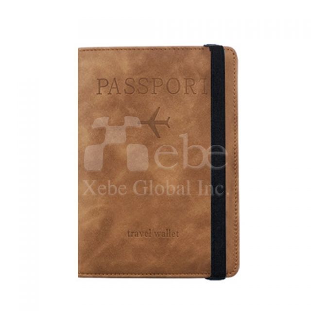 custom multifunctional leather passport holder