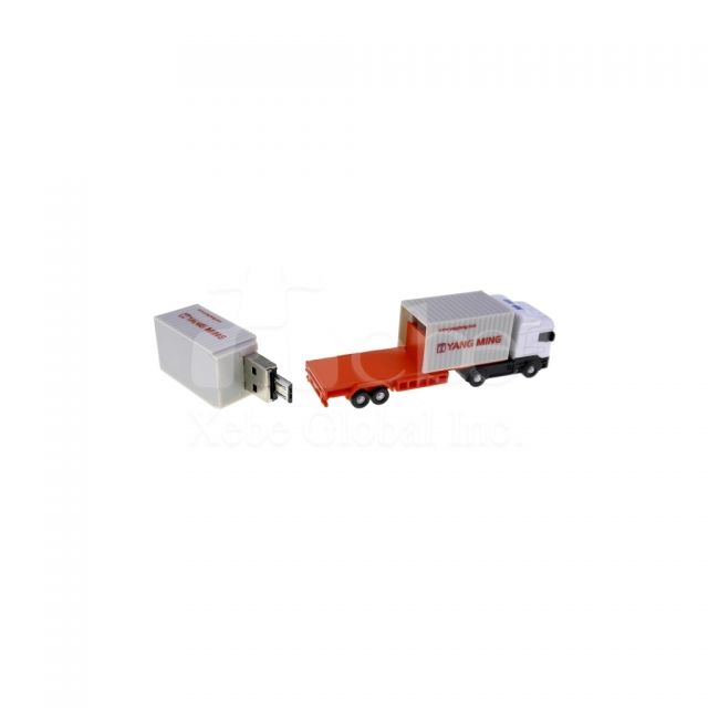 container truck shaped flash drive