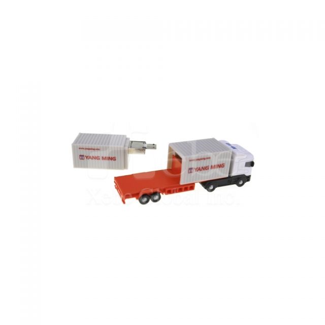 container truck shaped flash drive