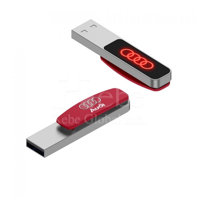 glowing LED classic usb flash drive