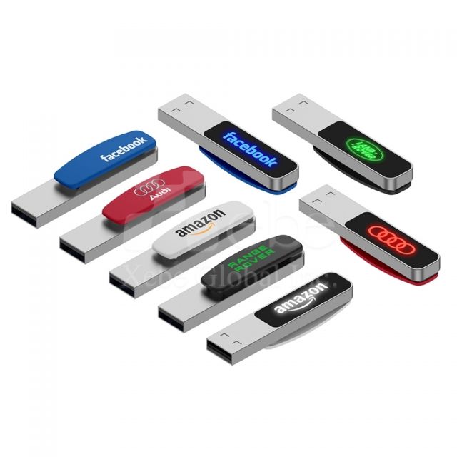 glowing LED classic usb flash drive