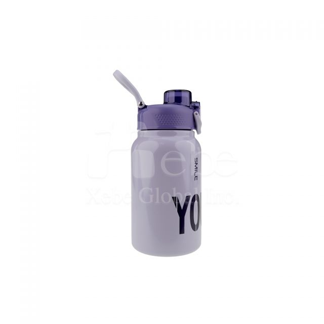 simple text chubby thermos bottle cup