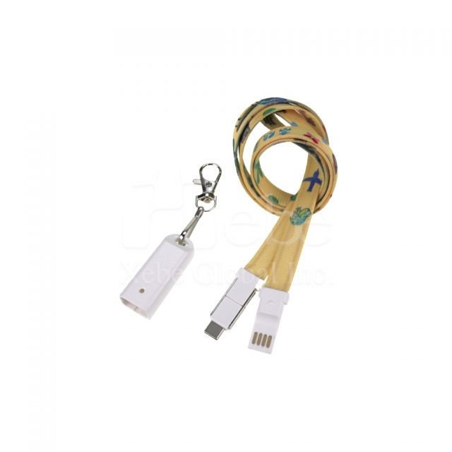 multifunctional lanyard USB charging cable