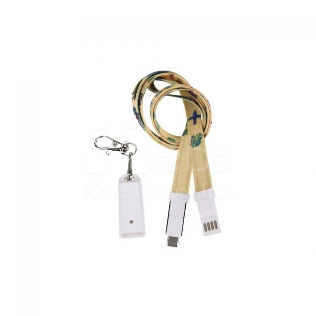 multifunctional lanyard USB charging cable