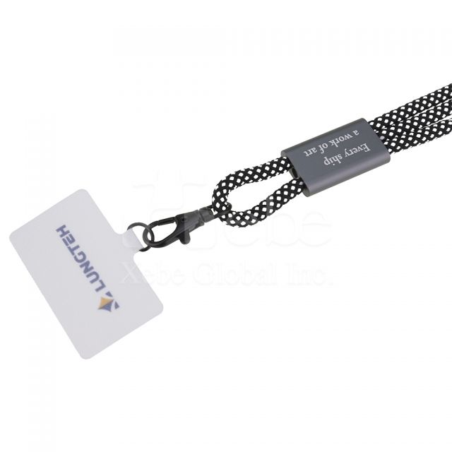 corporate logo mobile phone lanyard production mobile phone strap