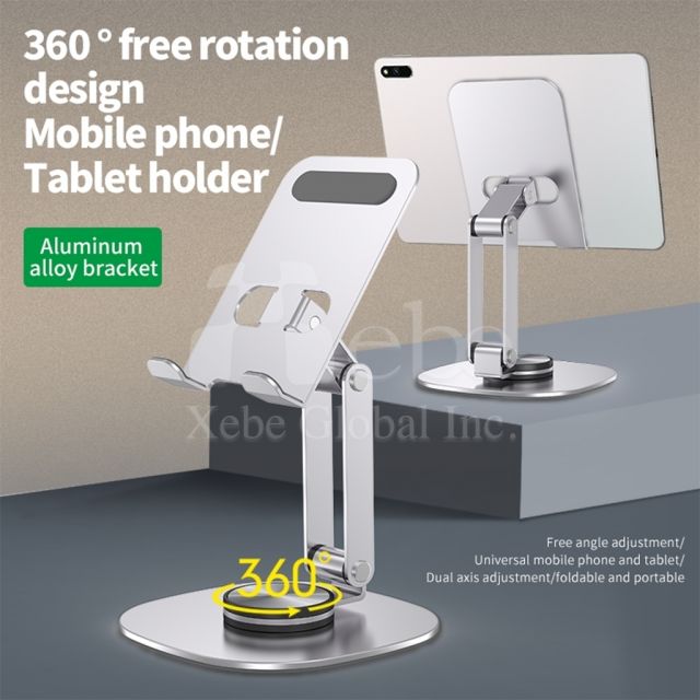 custom metal rotating vertical mobile phone holder