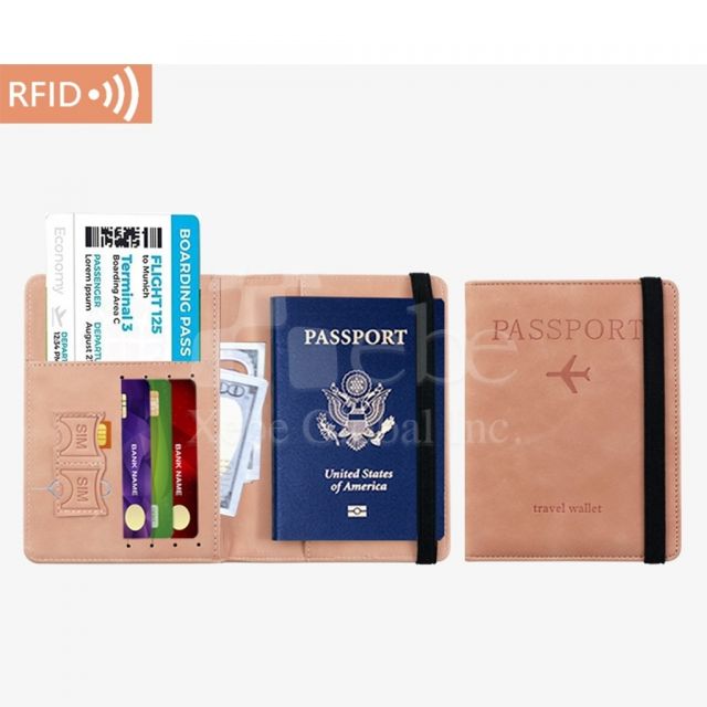 multifunctional leather customized passport cover