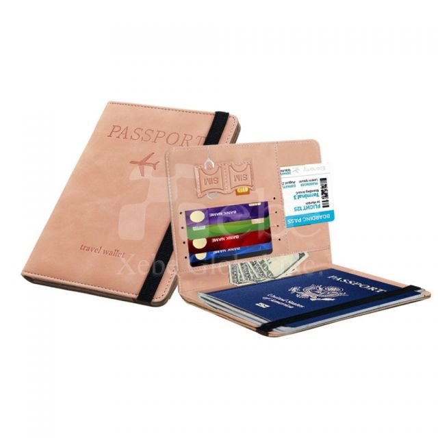 multifunctional leather customized passport cover