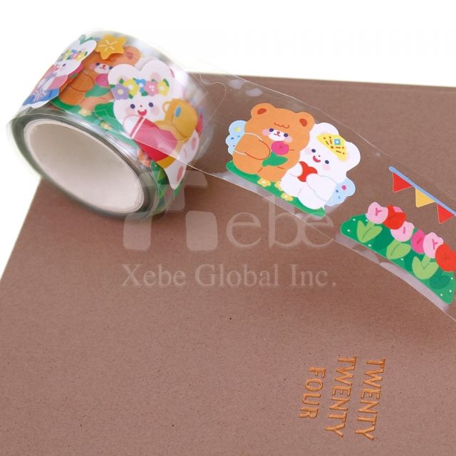 paradise Bear Collage Sticker Tape