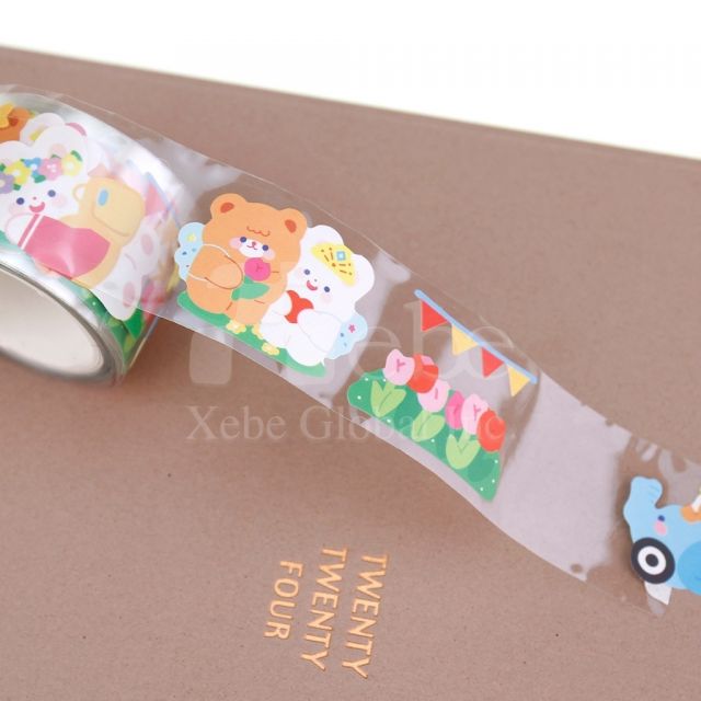 paradise Bear Collage Sticker Tape