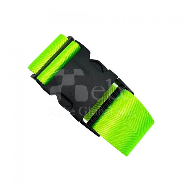 fluorescent green buckle customized luggage strap