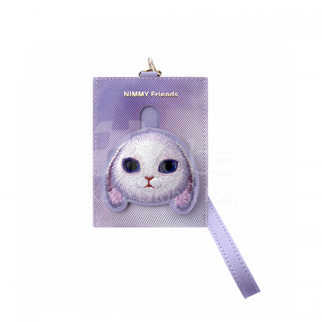 electric embroidery customized card holder