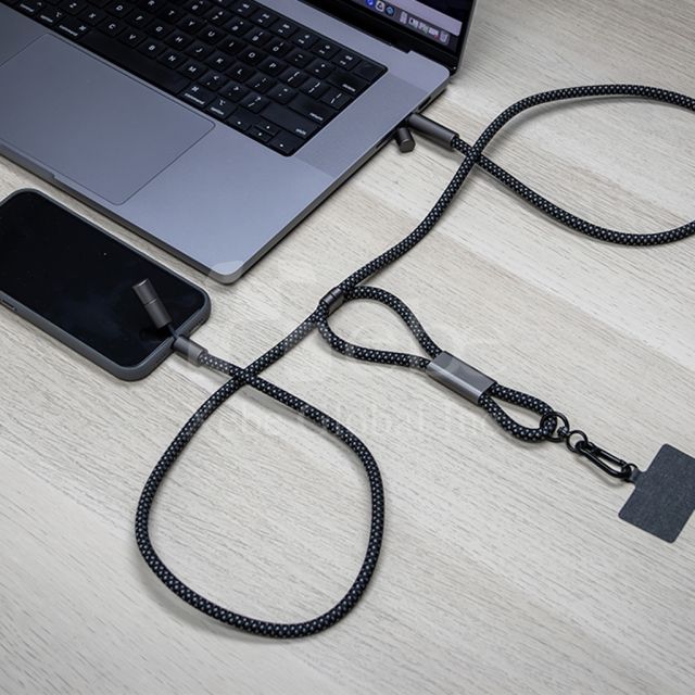 customized mobile phone lanyard charging cable