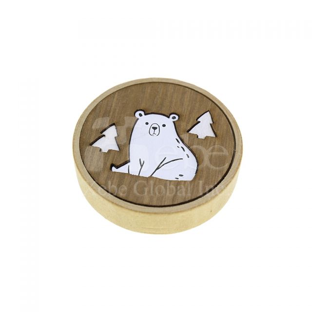 little white bear shaped magnet bottle opener magnet production