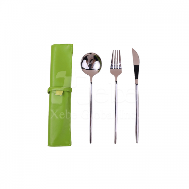 green leather environmentally friendly tableware