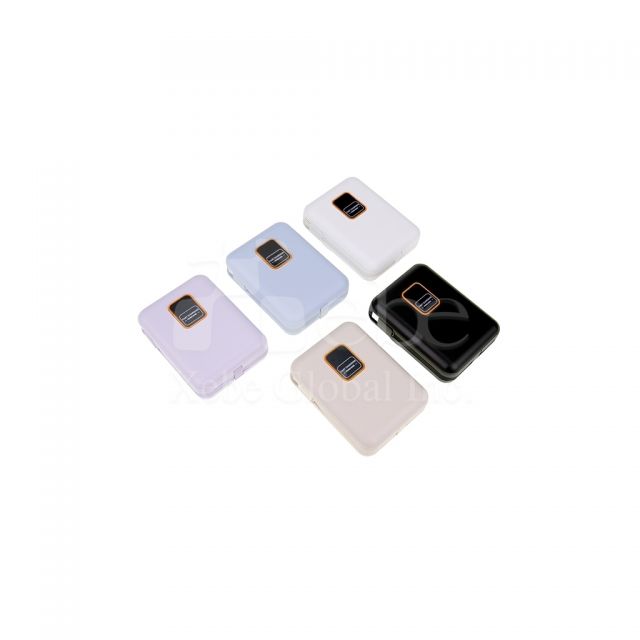 three way magnetic fast charging customized power bank