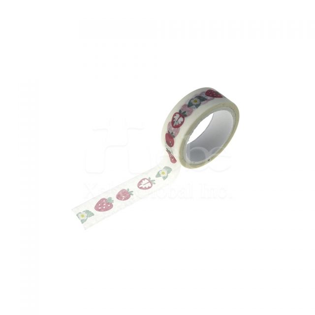 customized strawberry masking tape
