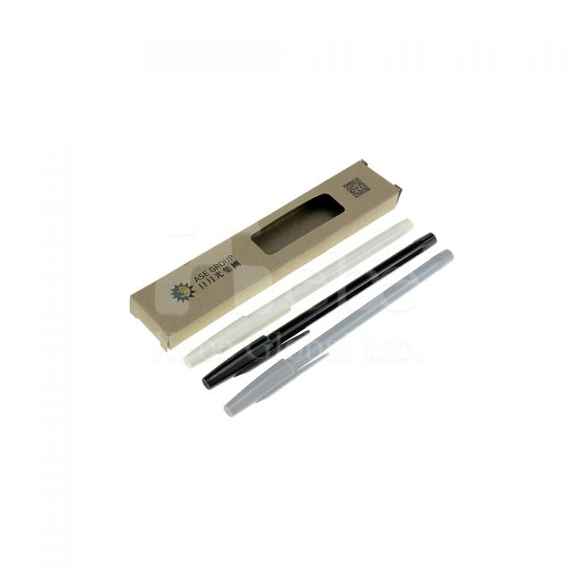 logo printing three piece customized advertising pen set