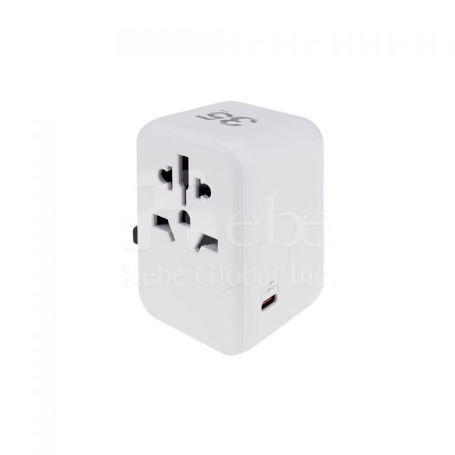 customized universal plug travel adapter charger printing