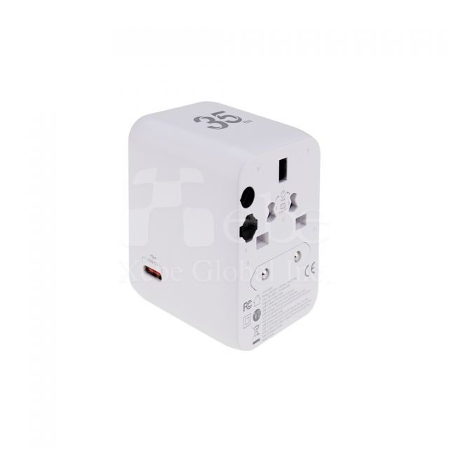 customized universal plug travel adapter charger printing