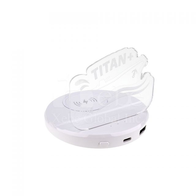 night light customized luminous wireless charging pad
