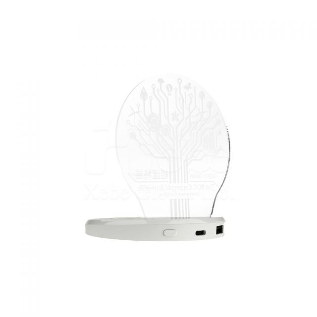 night light customized luminous wireless charging pad