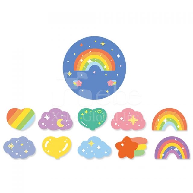 rainbow cloud shaped washi tape