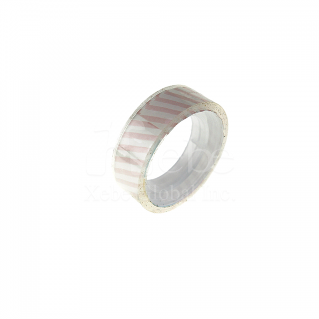 pink striped masking tape printing