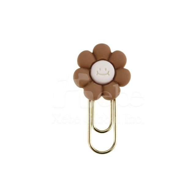 cute little flower paper clip