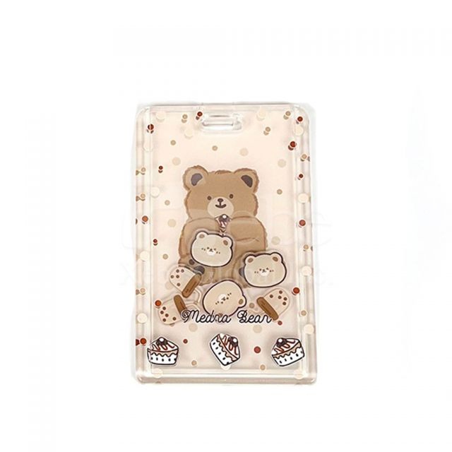 shake card holder customized acrylic card holder