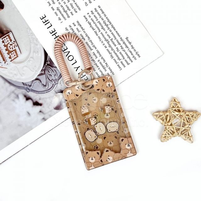 customized acrylic card holder shake