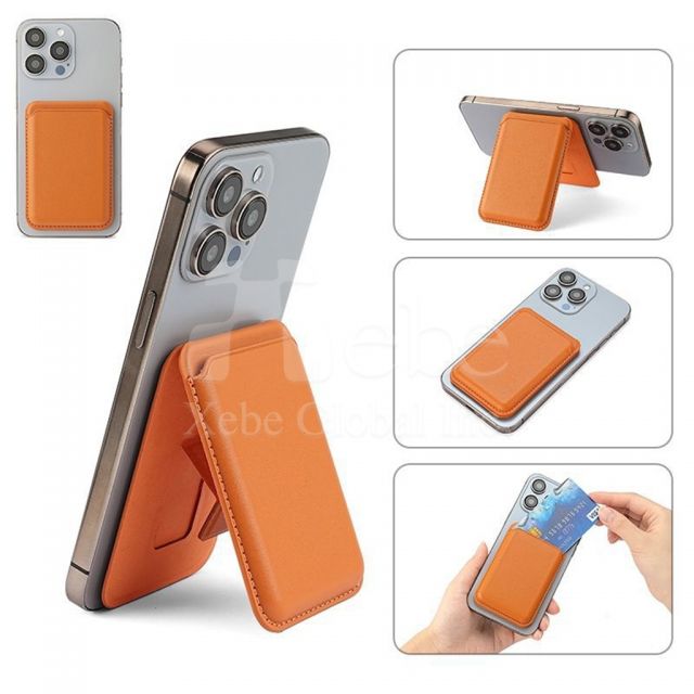 customized magnetic mobile phone card holder holder